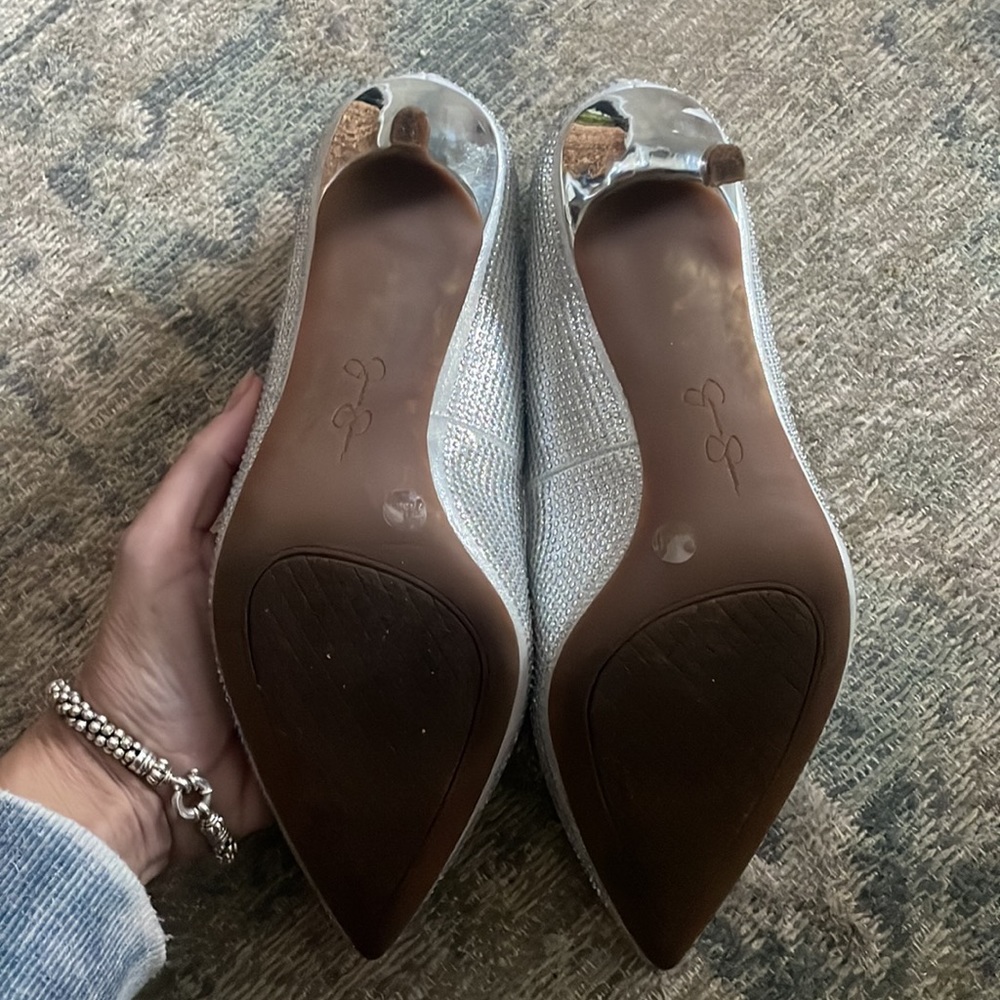 Jessica Simpson sparkle Heels - Picture 5 of 5